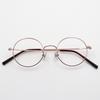 Alloaiweeo [Alo Basic] Al8201 1414G Round Rose Gold Metal Glasses