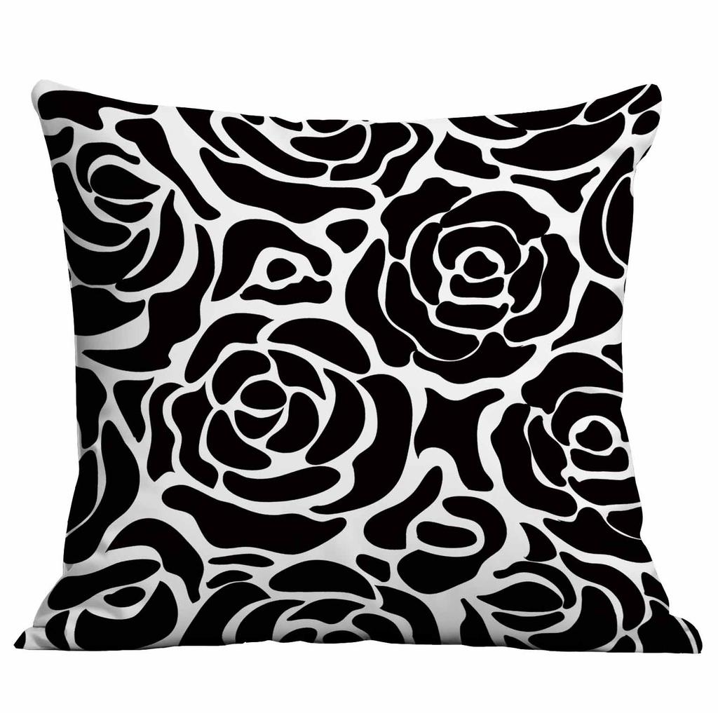 Simple Plant and Flower Pillowcase Home Cushion Pillowcase Decoration