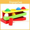 Wooden Toddler Color Matching Hammering Toy Interactive Ball Game For 1-2-3 Year Olds