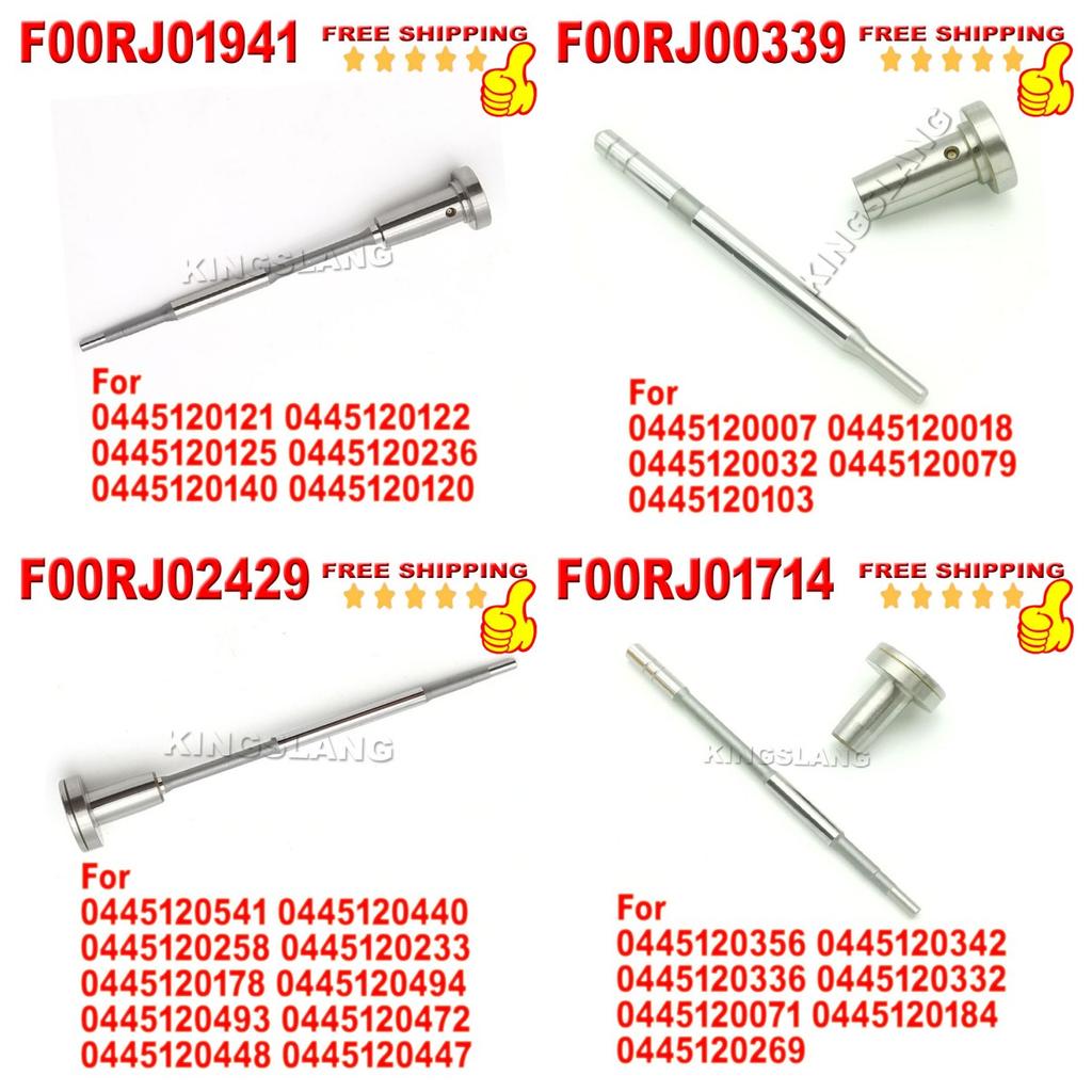 Fuel Injector Control Valve F00RJ02466 Repair Kit Valve Set For Bosch Injection 0445120219 0445120274 0445120275 0445120030