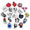 Black & White Halloween Punk Metal Rock Croc Shoe Charms