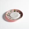 Grattugia Manuale in Ceramica per Zenzero Grattugia Antiscivolo per Frutta Ciotola Schiaccia Zenzero Preparazione Pasti
