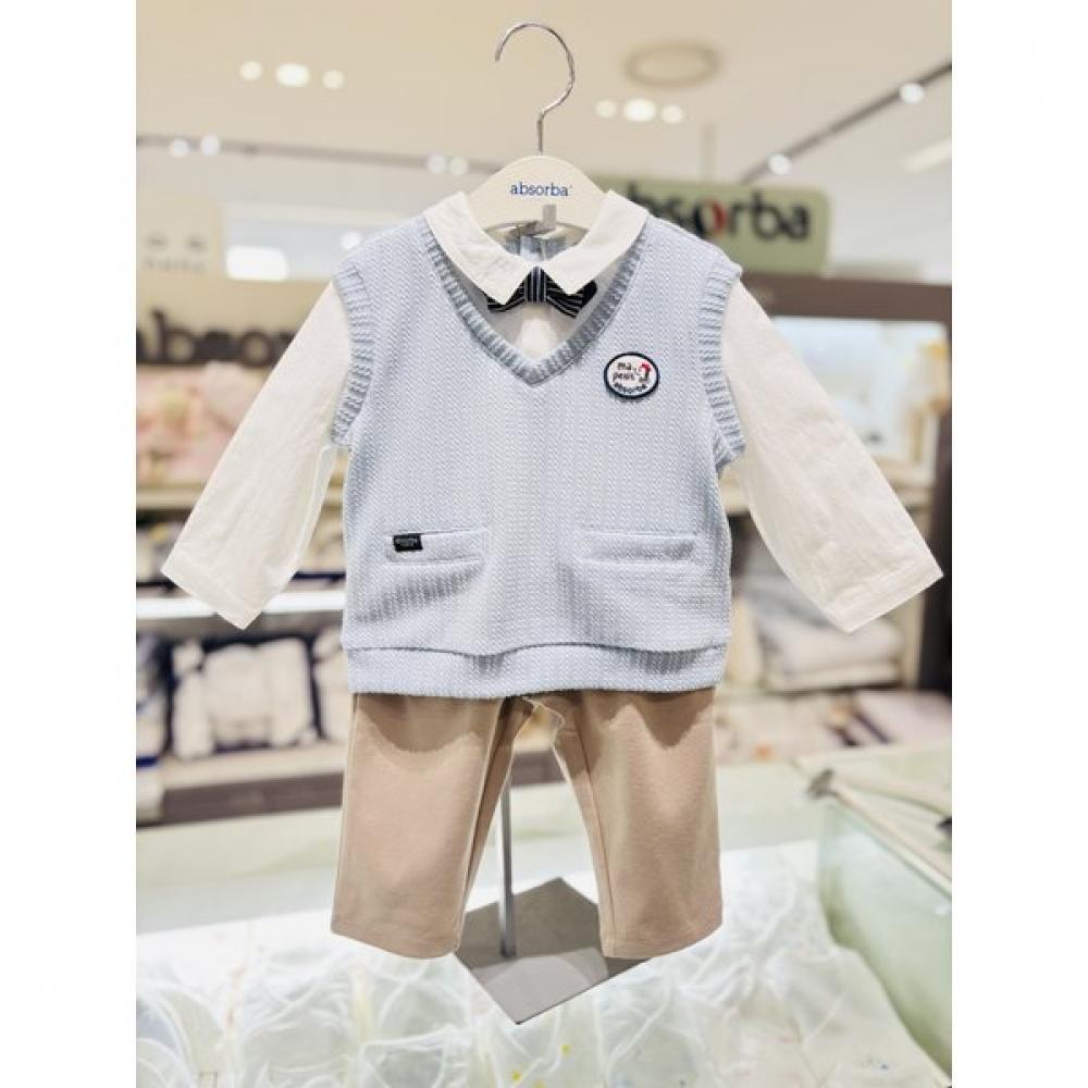 

Absorba Vest Set L bLue A1121207 L/blue/110(24-36M)