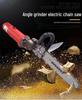 **Electric Chainsaw Attachment for Angle Grinders – Auto-Oiling Wood Splitting & Polishing Tool**