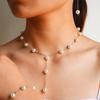 Pearl Necklace Bracelet Earrings Set, Sweet OL Elegant Pearl Simple Temperament Accessories