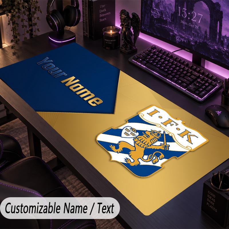 Large Mouse Padifk Göteborg Custom Name Text Personalized Desk Mat Non Slip Gaming Pad