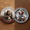 1/2/3/5 st Kristna Jesus Utmaningsmynt Dubbelsidigt Krigare Riddare Bön Tro Token Dekoration Samlare Historiker Souvenirmynt Religiös Gåva