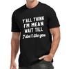 European Sizes I Don T Like You Men's Short Sleeve T-Shirts Summer Sports Casual Tops