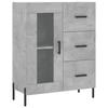 VidaXL Buffet gris béton 69,5x34x90 cm bois d'ingénierie 828056