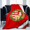Ungarisches Fußball-Emblem-Decke Geeignet für Sofas, Betten, Büros und Camping - Perfektes Geschenk für Halloween Weihnachten