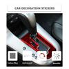 Red Carbon Fiber Interior Gear Shift Cover Trim For Chevrolet Cruze 2009-2015