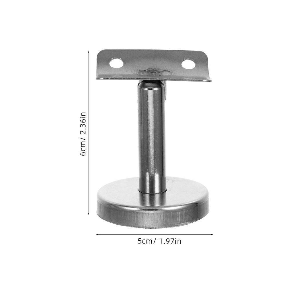 Stainless Steel Handrail Fitting Wall Mounted Rail Bracket Stable Support for Indoor Outdoor Stairs Balcony Handrail Clamp