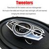 6X9 Inch 1000W 5-Way HiFi Coaxial Speaker With Dust Cover And Audio Cable Car Door Auto Audio Music Stereo Full Range Speakers