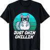 Just Chin Chillin Funny Chinchilla Lovers Kawaii Chinchillin T-Shirt