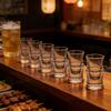 Luxury Whiskey Glass Drinkware Small Wine Glass Multiple Style Transparent Cocktail Glass Vodka Glass Simple High End Baijiu Cup