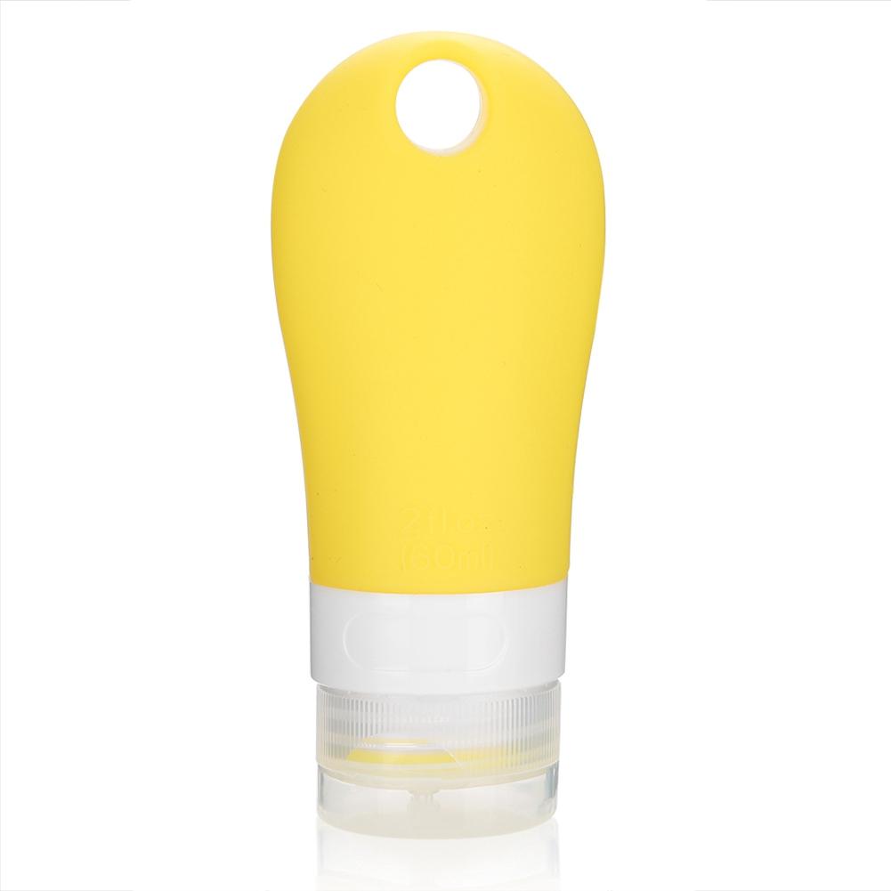 Portable Silicone Travel Bottle Set Lotion Shampoo Shower Empty Press Container 01