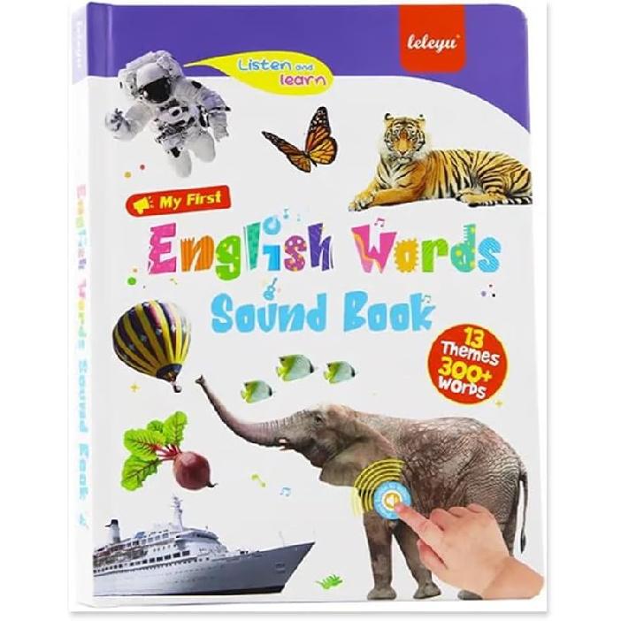 BLOCKv First English Words Sound Book, My First English Sound Toy – 470+ Words, 21 Themes, Speak and Spell, Fun Word Game, Juguete Educativo for 3-9y