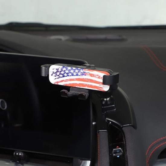 US Flag Air Vent Cell Phone Holder Navigation Bracket for Corvette C8 -25