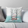 Forest Spirit Fox Square Pillowcase Polyester Linen Velvet Printed Zip Decorative Sofa Seater Cushion Cover 45X45