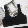 Conjunto de Yoga Transfronterizo Estampado: Tanga y Camiseta sin Hilos y Transpirables