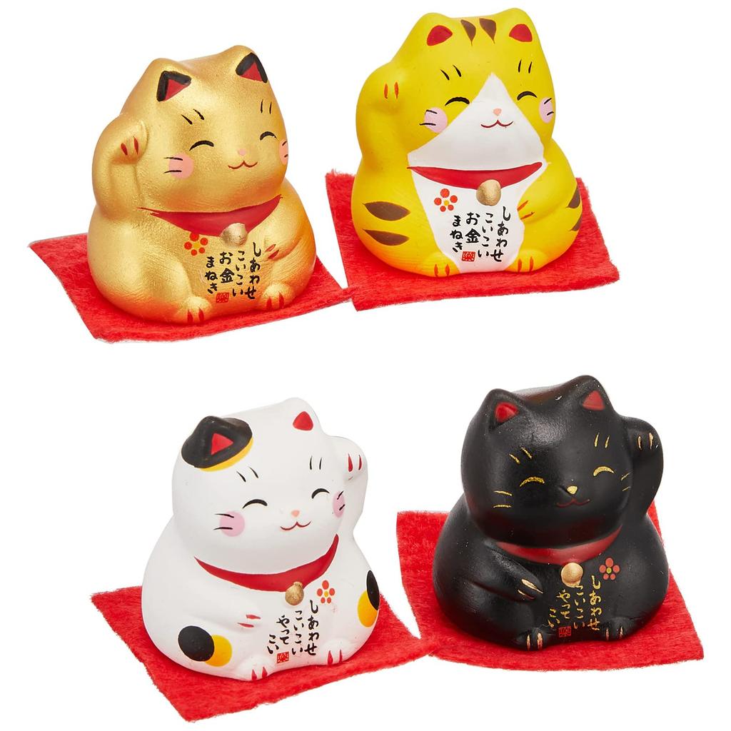 Yakushigama Kinsai Daifuku Maneki Neko (Lucky Cat) 24-Piece Set 7816