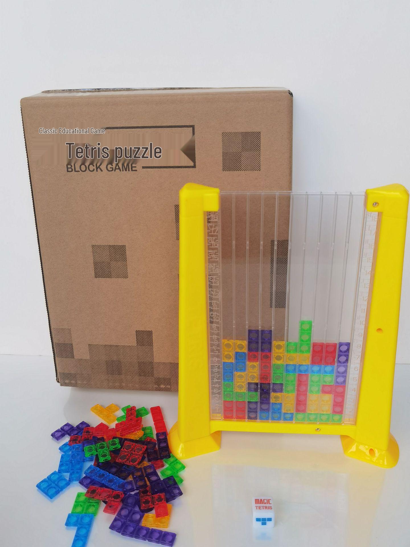 

3D Кристальный пазл Тетрис Игрушка для тренировки логического мышления