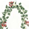 69Inch Christmas Garland Faux Leaves With Red Berries Artificial Vine Garland For Home Living Room Front Door Patio Outdoor