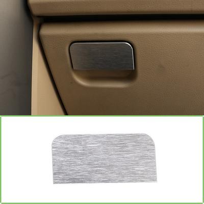 Für Land Rover Discovery 3 2004-09 Aluminium Auto Beifahrer Handschuhfach Schalter Abdeckung Dekorativer Aufkleber Auto Innenzubehör