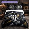 Set Lenzuola Juventus FC Modello 3 Pezzi Morbida Copripiumino in Microfibra con Federe per Camera da Letto