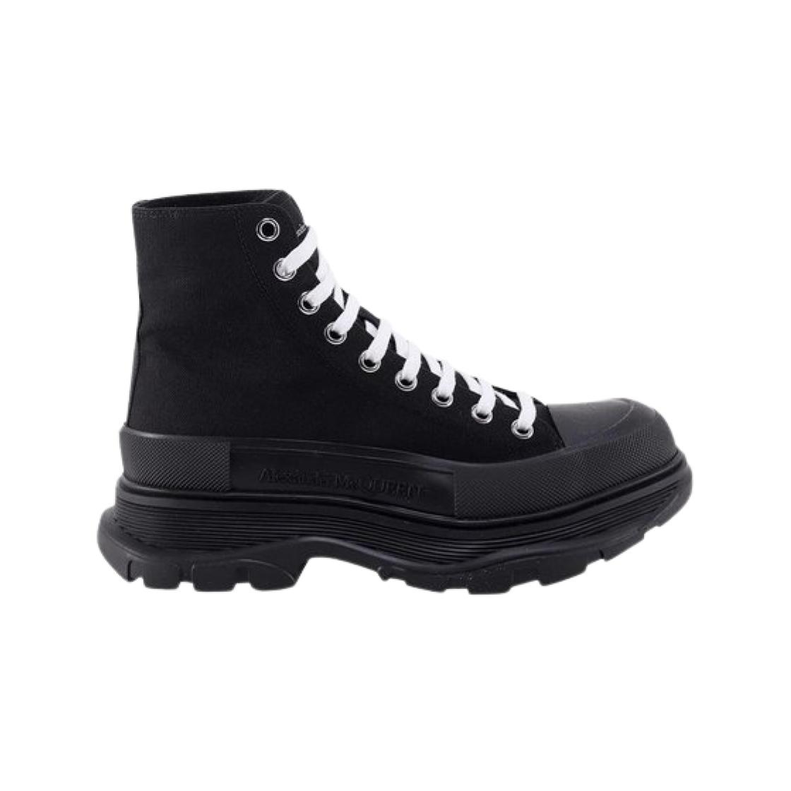 

Alexander Mcqueen Tread Slick High Top Sneakers Black White EU 40.5