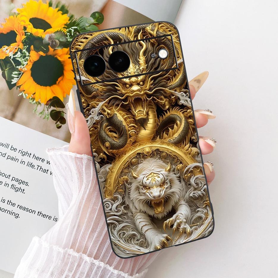 For Google Pixel 7A Case Pixel7 Pro Luxury Flower Butterfly Painted Cover Soft Silicone Case For Google Pixel 7 Pro Pixel7A Bags