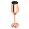 Champagne Flutes Stainless Steel Copper Plating Dishwasher Safe Champagne Glasses for Party Home