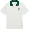 Polo Pattern Embroidered Terry Short Sleeve Polo Shirt Men Tops White 710965417-001