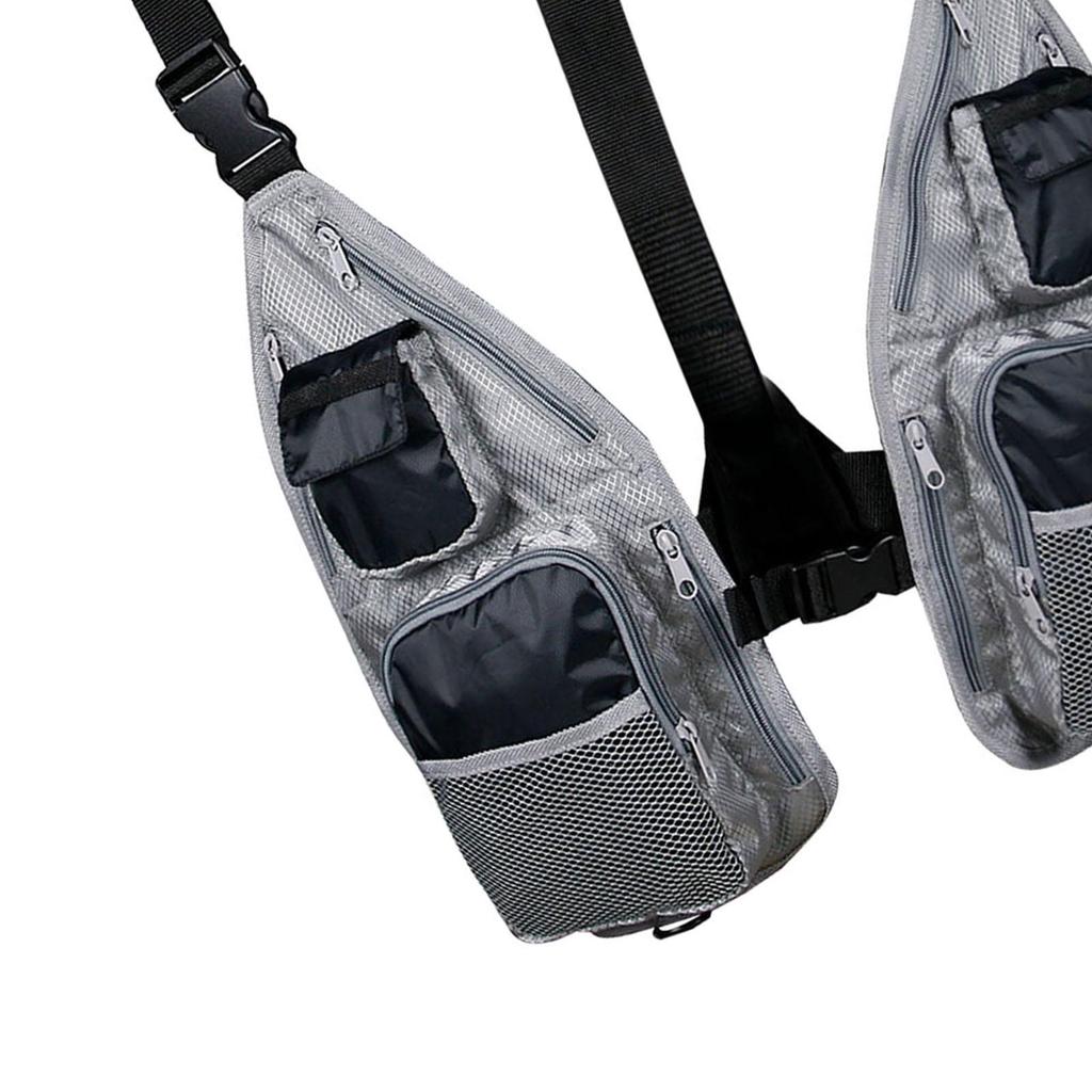 Fischerweste Einfach Atmungsaktiv Netz Mehrere Taschen Weste Sommer Outdoor Angelzubehör