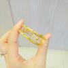 Gold Sand Adjustable Baby Bracelet - Smooth Ring Design for Children