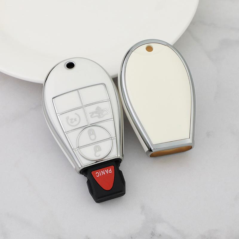 Universal Key Cover for Dodge, Jeep Grand Cherokee, Grand Voyager, and Chrysler