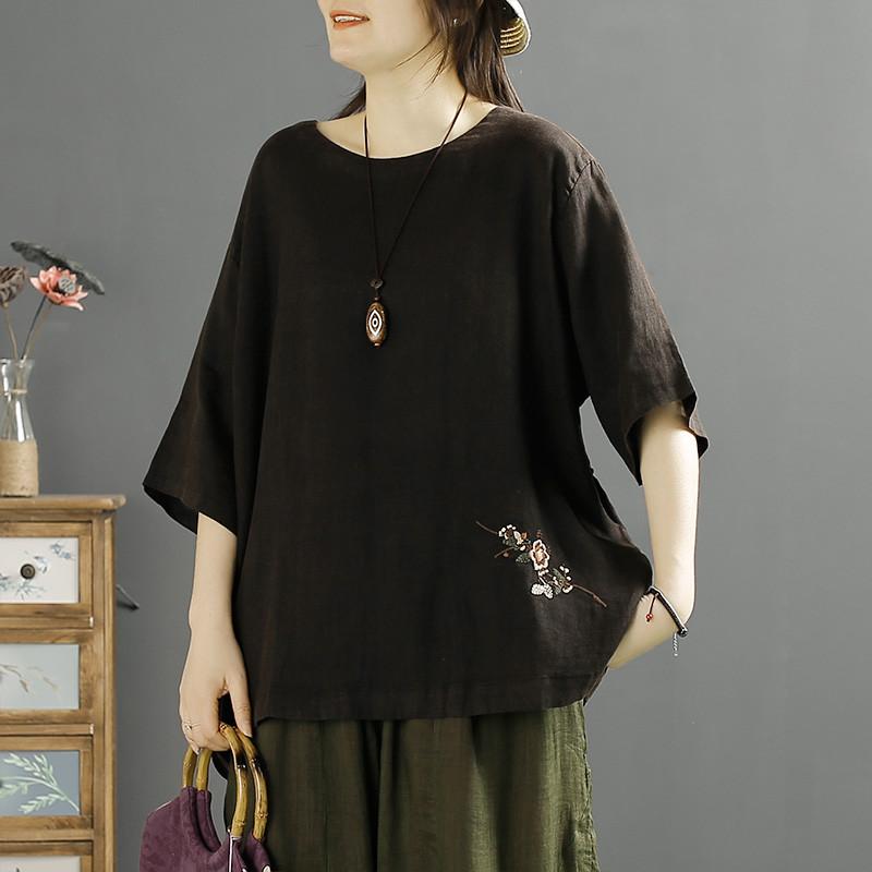 

Футболка для женщин, летняя, большого размера, хлопковая футболка, мягкая, свободная, с принтом, повседневная, удобная, пуловер, футболка, топ XXXL чёрный