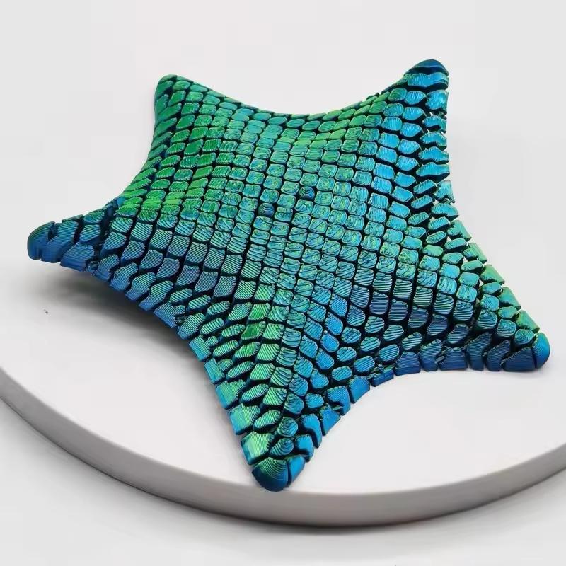 Fidget Toy Flexible Desk Decor 3D Printed Articulated Starfish Stress Relief Gift For Adults Visual Toys