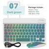 New Backlit Ultra-Thin Bluetooth Keyboard and Mouse For iPad Samsung Tablet Phone Wireless Keyboard Spanish / French