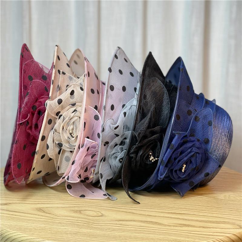 Fashionable Women's Fisherman Hat With Floral Design And Large Brim Ideal For Summer Spring Autumn