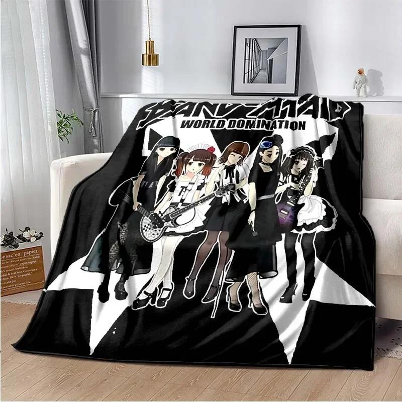Band Maid Blanket Decke, Lightweight Warm Insulation Sofa Bed Office Car Knee Pads Blankets,Couverture,Deken,Frazada