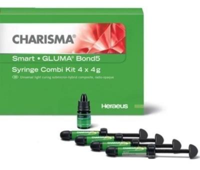 Kulzer Charisma Smart Hambaravi Komposiidi Komplekt 4 Süstlaga Combi Komplekt Valmistatud Saksamaal