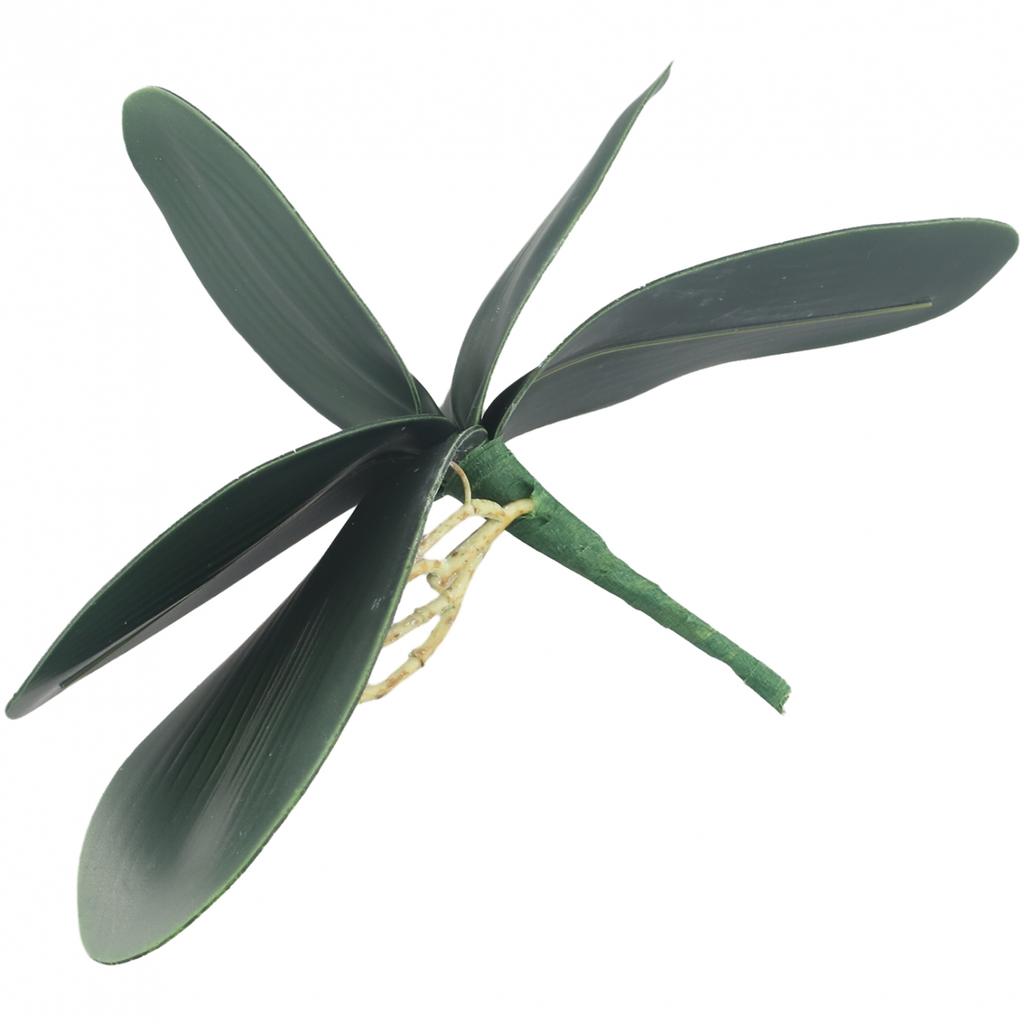 PVC Artificial Butterfly Orchid Silk Leaf Fake Flower Garden Party Home Decor Uk