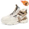 Winter Velvet High-top Sports Shoes Thick-soled Thickened Warm Cotton Shoes Dad Shoes