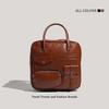 Fall and Winter Large Capacity Commuter Backpack College Vintage Niche Multi Pocket Handbag