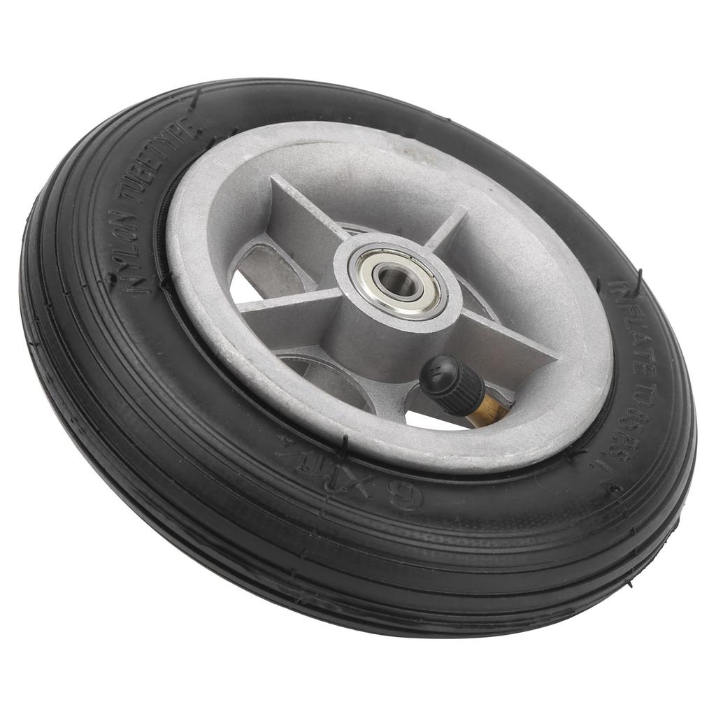 6x1 1 4 6inch Rubber Wheel WearResisting Wheel Electric Scooter Inflation Rubber Tyre