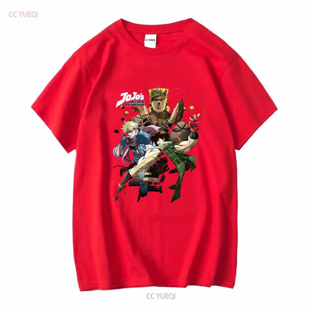 Jojos Bizare Adventure Adult New T Shirt Joseph Joestar Collage of Characters long or short sleeves vintage Washed Stretched