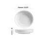 Abay White Deep Ceramic Serving Plates