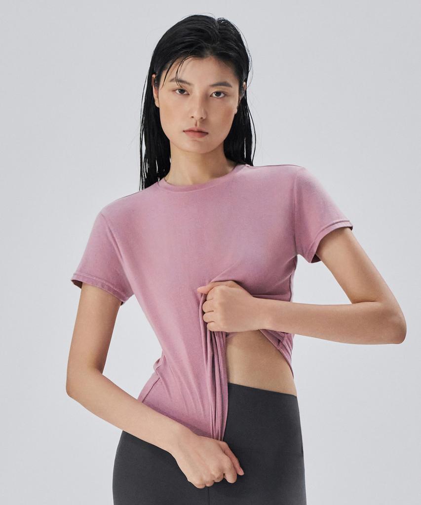 CITYBREEZE ACTIVE Active Airy Short Sleeve T-Shirt_Dusty Pink