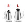 Pastry Stainless Steel Piping Nozzle Cupcakea Fondant Cake Cream Decorating Props 2 Size Available Home Kitchen Baking Tools ZYF
